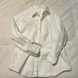Boys white button-down shirt